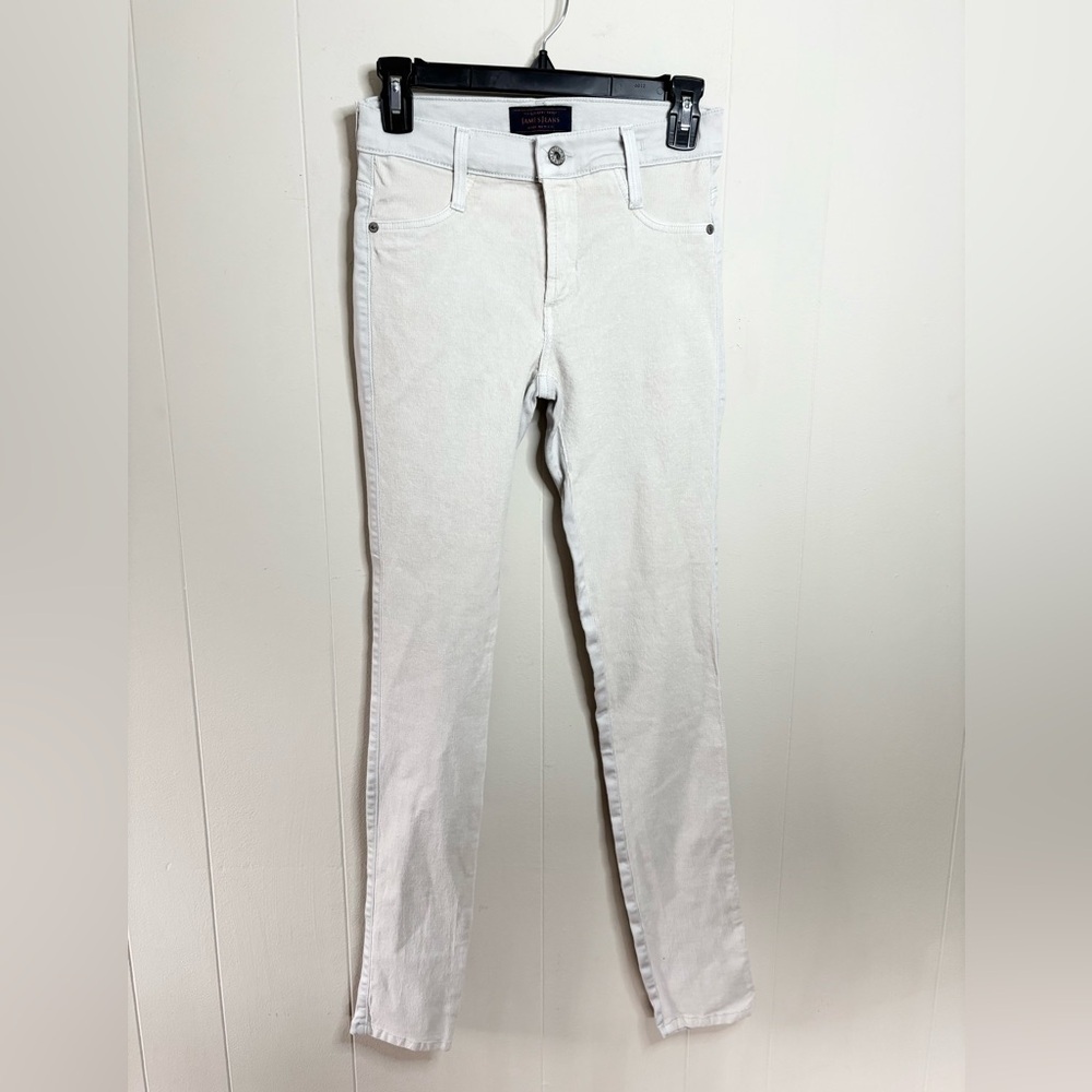 James jeans twiggy size 28 two toned beige tan